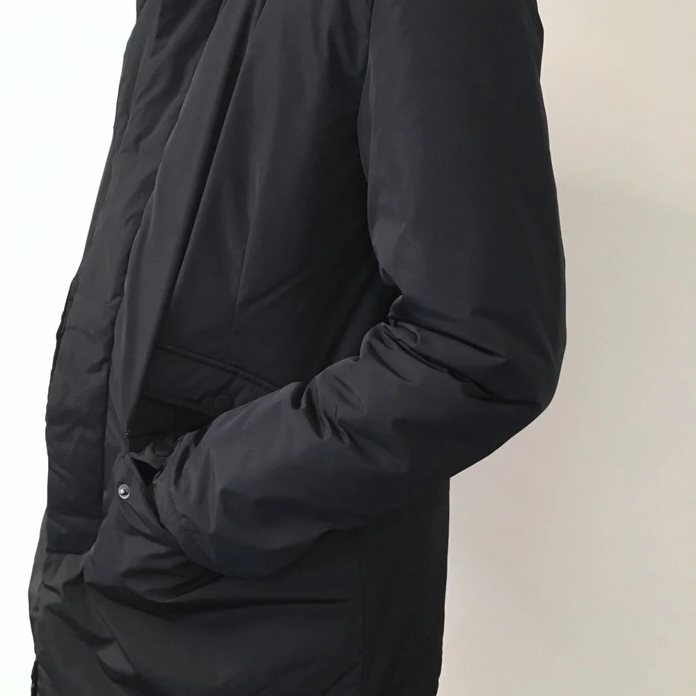NATIVE YOUTH Black Puffer Jacket Weather-Resistant